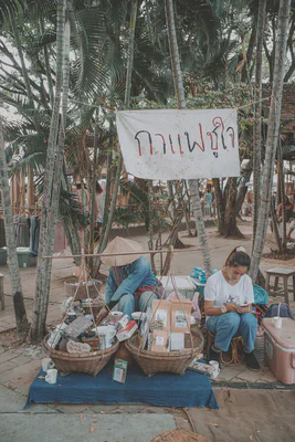 Der Stand von Choo Jai auf dem Jing Jai Market